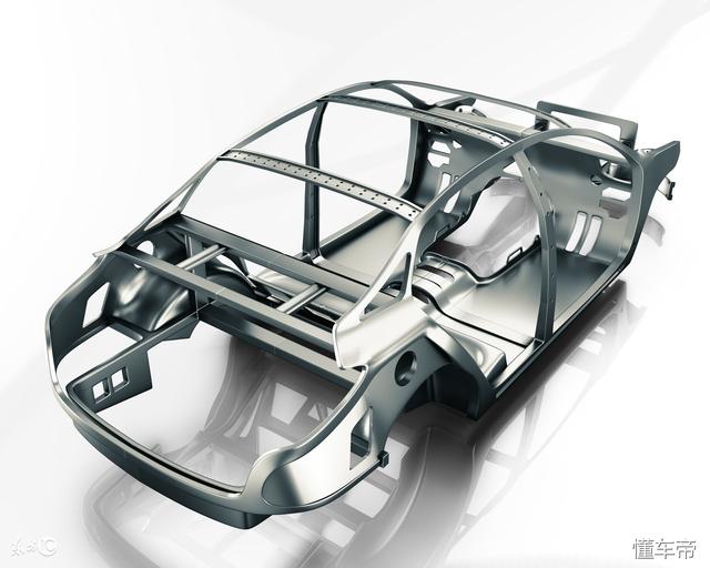 车架结构,从材料强度到受力,吸收,传导,分散,决定了所能达到安全指标