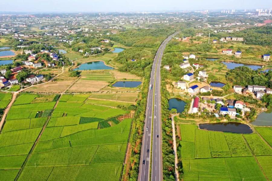 航拍大城衡阳"后花园"——石鼓区角山乡 田园风光如画