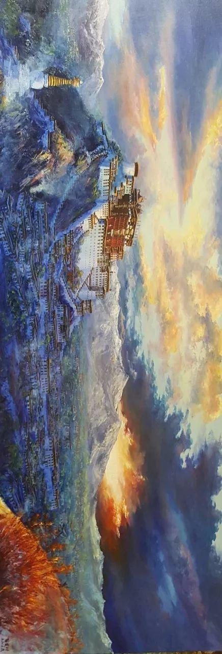 你幻想布达拉宫所有美好的样子或许都在他的画里