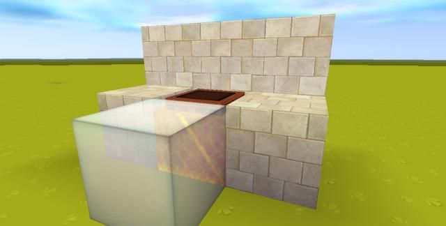 迷你世界 清水的新家具 新式岩浆壁炉