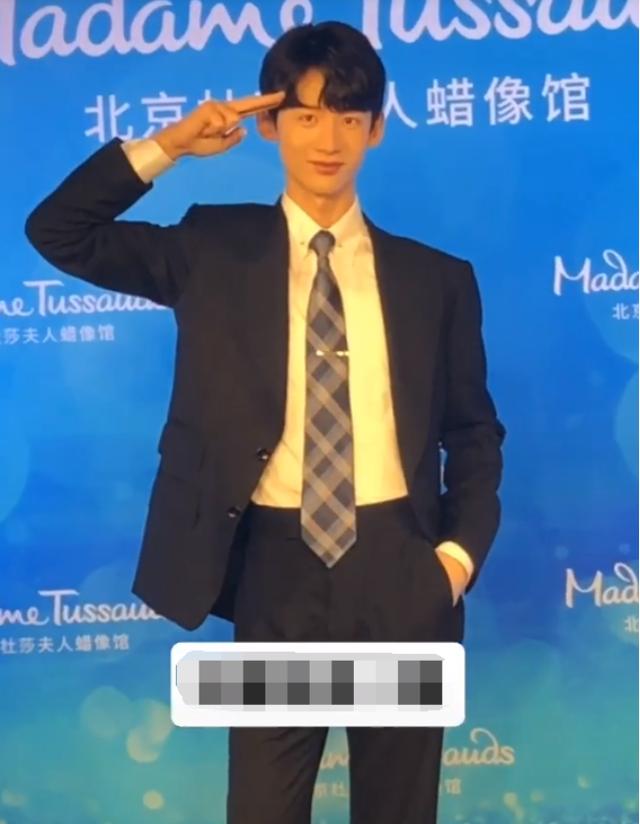 看到自己的蜡像后,白敬亭的反应让网友"笑出腹肌":傻子本傻