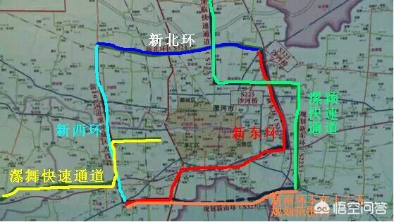 河南漯河市新规划的新西环在哪里经过哪些地方