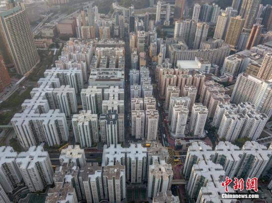 　资料图：香港楼宇。中新社记者 谢光磊 摄