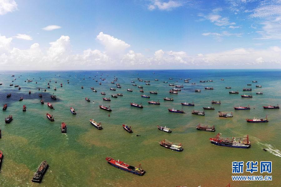 千帆竞发耕海牧渔北部湾欢庆开海节