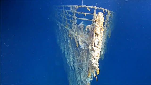 一支探险团队拍下了泰坦尼克号残骸的高清影像