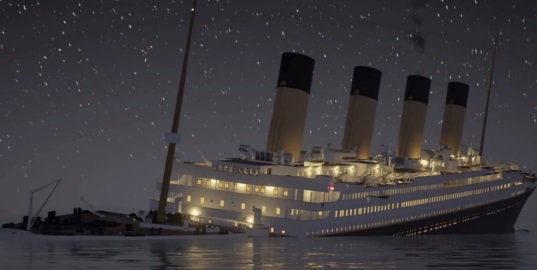 泰坦尼克号沉船塌陷 "船长浴缸"消失,时间轴回顾撞击冰山瞬间|首航|泰