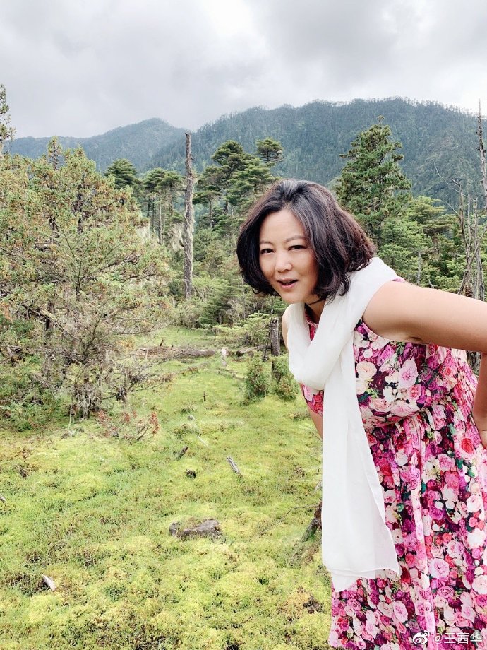 49岁王茜华近照,和前夫婚后aa制二婚倒追男友,胖到200斤认不出