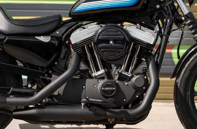 哈雷戴维森复古钢铁巨兽1202cc的v型双缸发动机液压减震