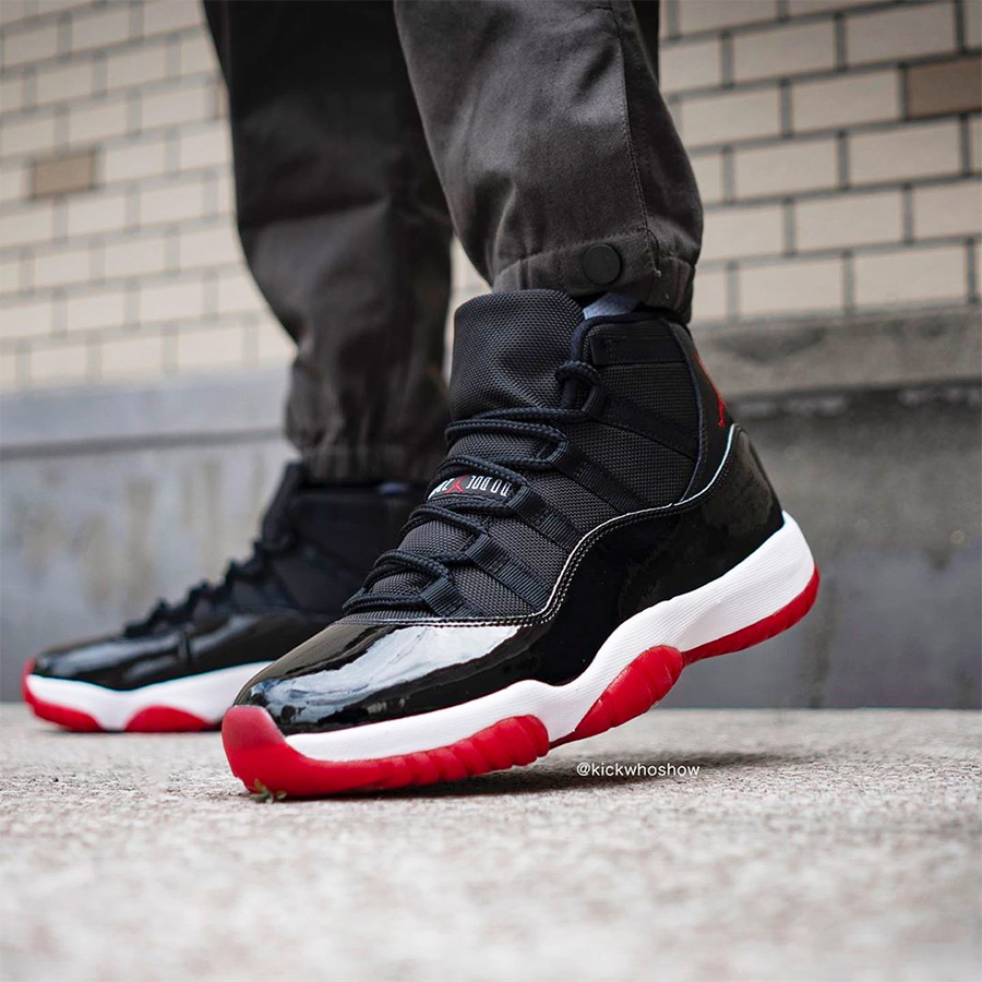 实物上脚太帅了!黑红 aj11 的发售已经不远了!