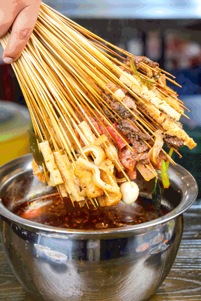 五星串串香!6毛9一签