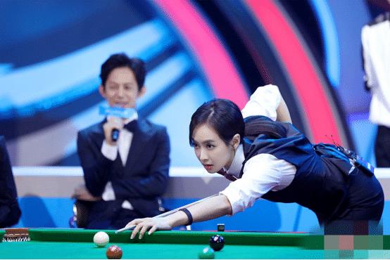 女星打桌球哪家强热巴有摆拍嫌疑周慧敏一看就是高手