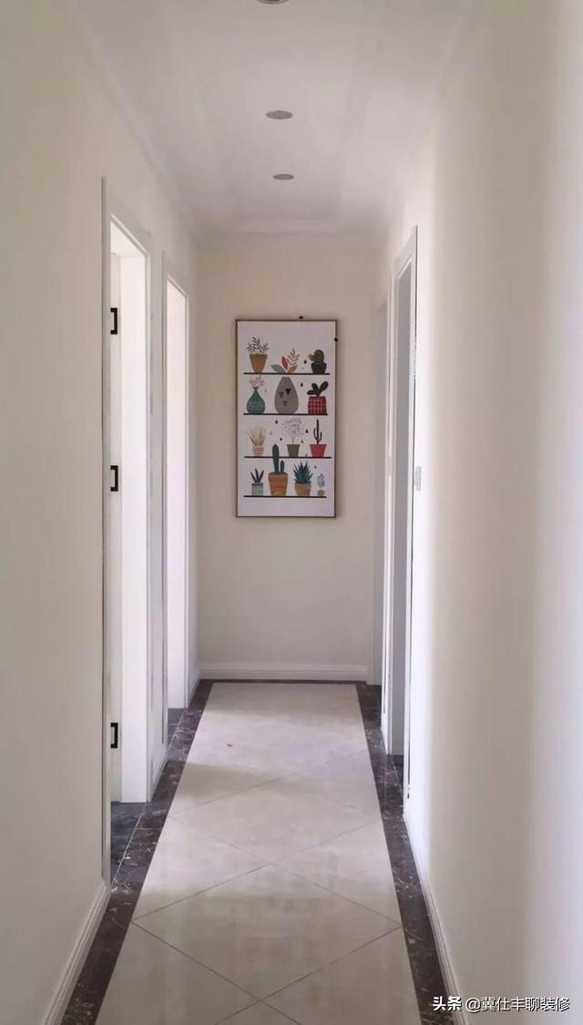 家有长走廊就这么铺地砖吧