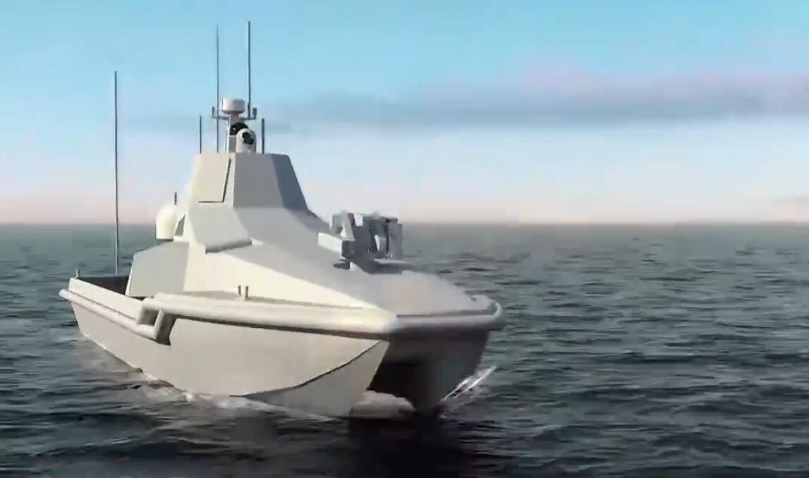 716所造新型无人"神盾"艇,装备"豪华"武器,或用5g连接遥控