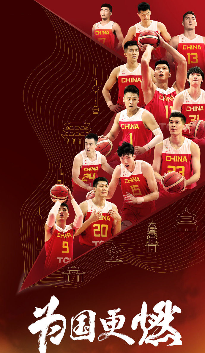 中国男篮12人名单确定,带五后卫四前锋三内线,沈梓捷无缘