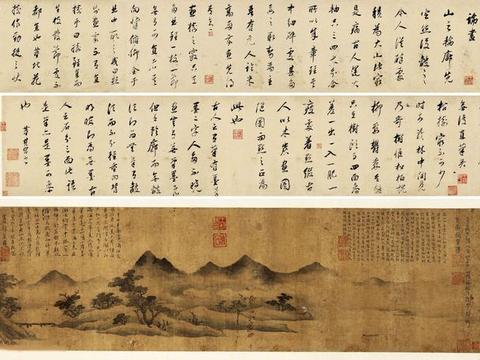 明代董其昌行书书法长卷《论画》|论画|董其昌|行书_新浪新闻