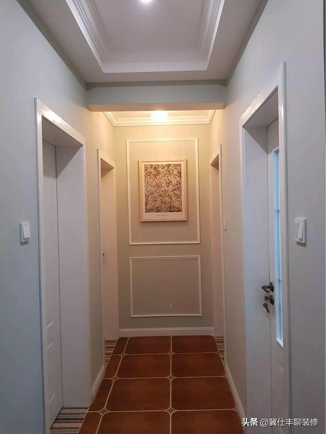 家有长走廊就这么铺地砖吧