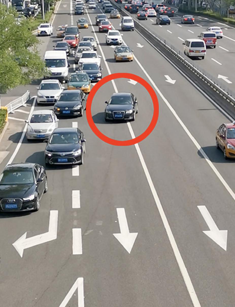 电子眼覆盖二环主路出入口实线变道一个都跑不掉