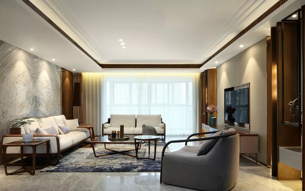 260平新中式大平层，繁忙的工作更需要传统的东方韵味！