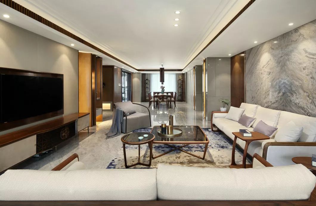 260平新中式大平层，繁忙的工作更需要传统的东方韵味！