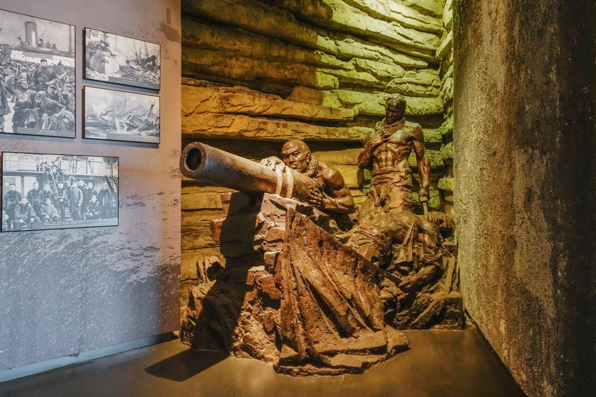 天津大沽口炮台,始于明代,为防倭寇而建,成了海防要地