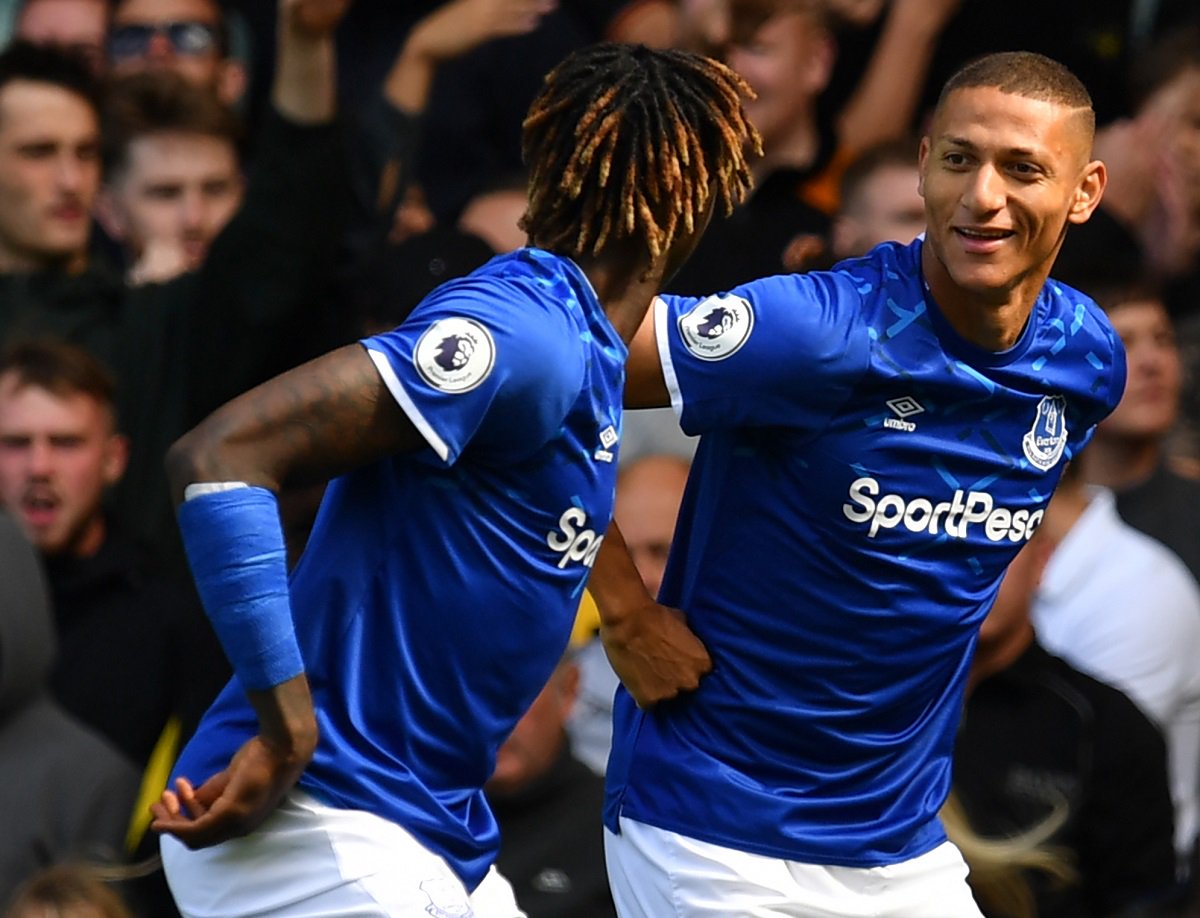 英超巴西锋霸双响枪手旧将破门埃弗顿32狼队