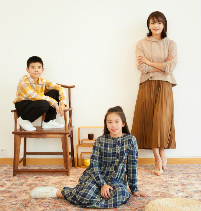 刘涛儿子和女儿国籍图片