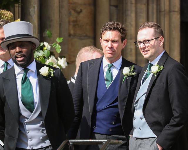 歌星james blunt和妻子sofia wellesley.