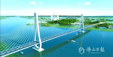 “佛山第一桥”富龙西江特大桥动工 ，预计2022年底完工