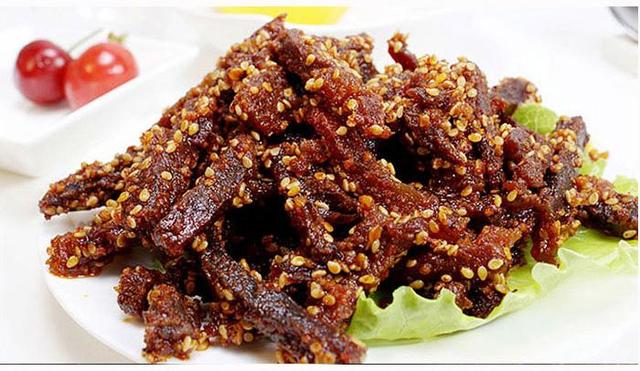 秘制麻辣牛肉干比蒙古的还要好吃,营养丰富,保持了牛肉特有风味