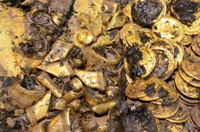 西安郊区出土大量黄金上面画着神秘图案解开2000年前一桩疑案