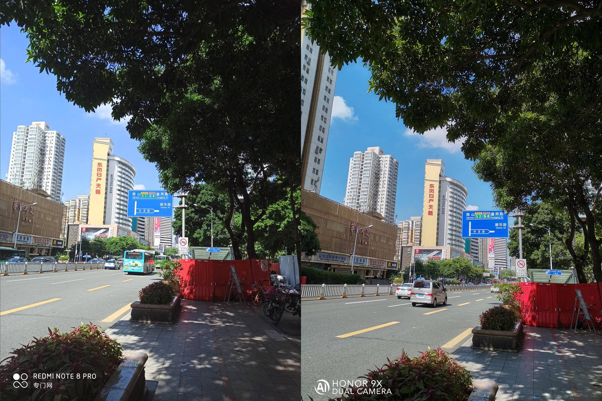 redmi note8 pro拍照测评 6400万像素四摄相比荣耀9x表现如何?