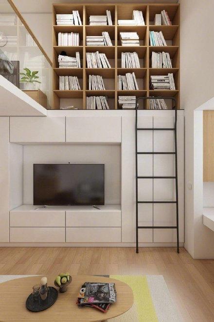 22㎡loft公寓装修效果图 日式原木风色调清新舒缓