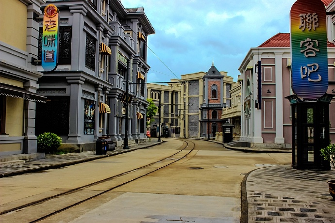 中国海影城,一座具有民国风的影城,浓缩了民国时期的市井生活!