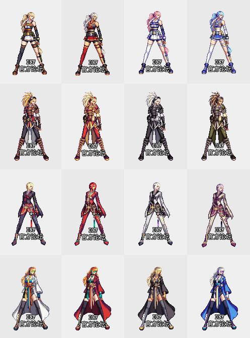 dnf照片和真人的区别二觉立绘对比国庆二觉时装