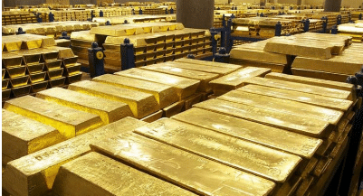 这个黄金金库位于美国纽约的联邦储备银行地下,为了减少外部环境对于