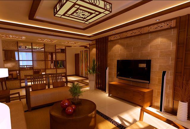 家里装了这么好看的背景墙，是看电视，还是看背景墙？