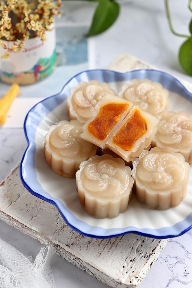 不用烤箱也能做月饼,只需蒸一蒸,做法简单味道好,|月饼|金沙|糯米粉