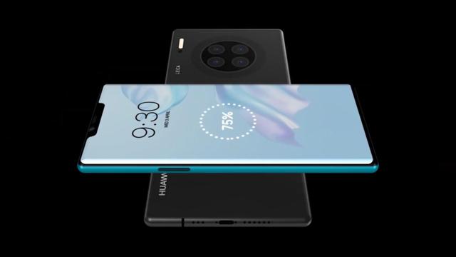 华为mate30概念图奥利奥四摄有麒麟990双版本