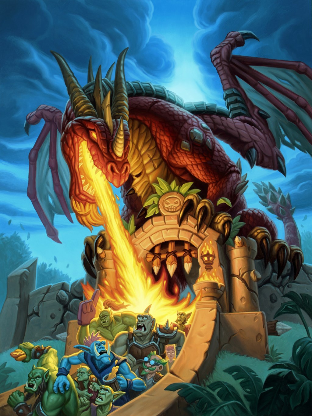 炉石传说:没有龙卡组的版本是不完整的!外服死亡之翼龙战来袭!