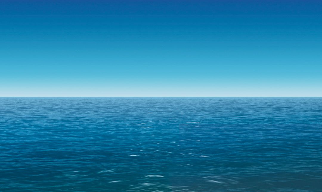 地球是圆的为什么海面看起来是平的