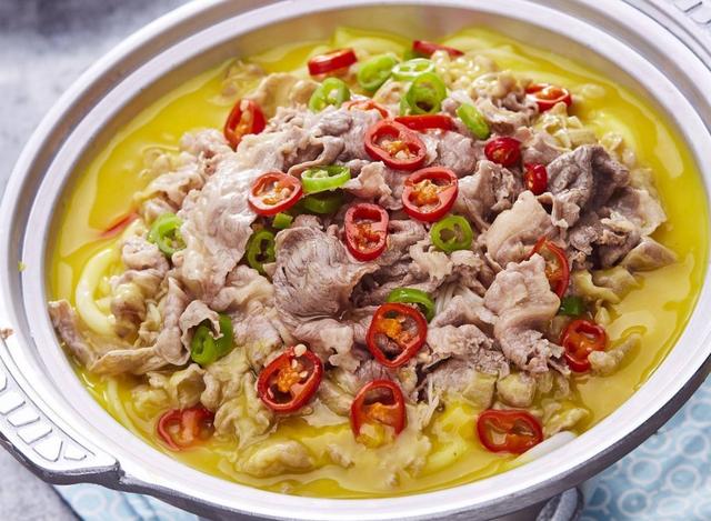 酸汤肥牛超好吃做法酸汤开胃肥牛解馋好吃到汤汁都喝完