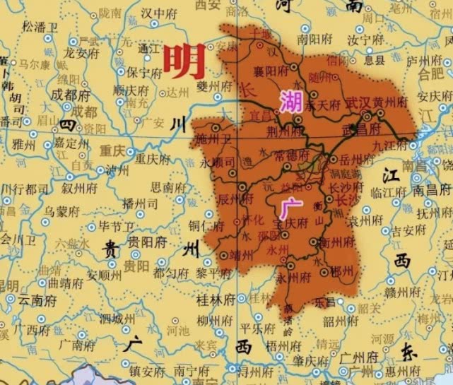 清朝时期,湖广总督管辖几个省?"广"与两广有关系吗?