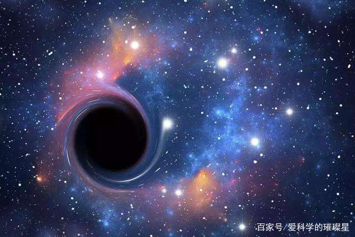 两个黑洞在吞噬物质,其中一个黑洞吞噬一颗恒星,出现周期性变亮