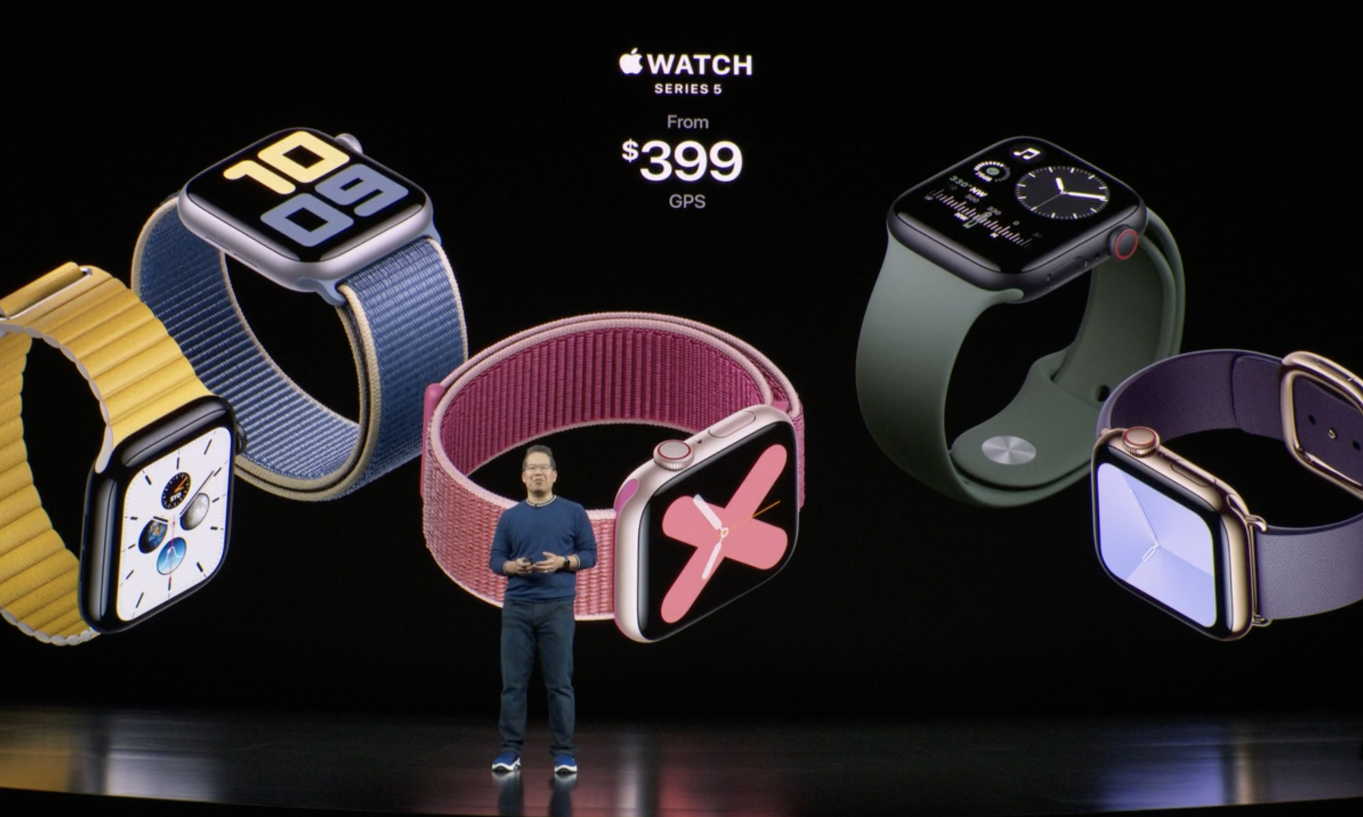 applewatch第五代来了采用全新的屏幕增加了两个新版本