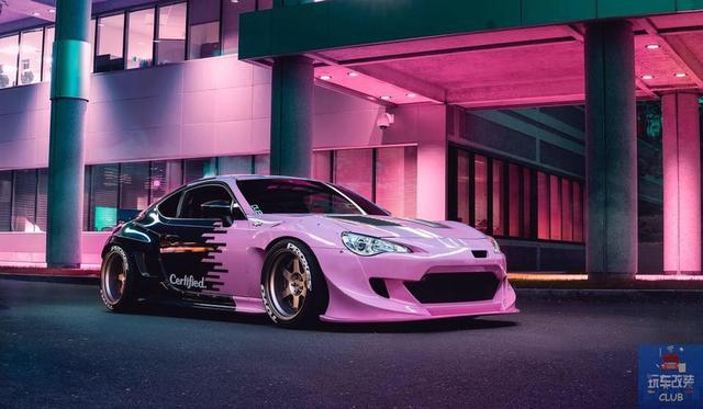 打造一辆"女性专属"的"粉色温柔版"丰田86跑车!