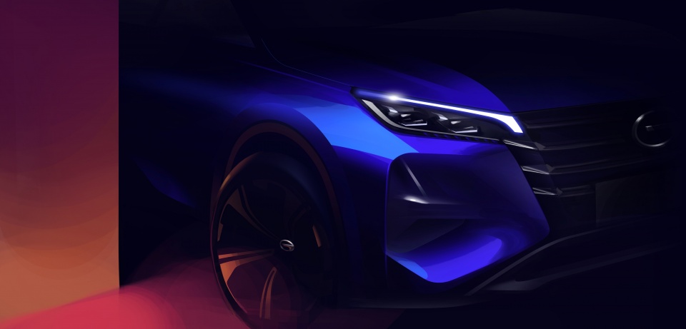 广汽传祺全新GS4渲染图曝光 外观更年轻化