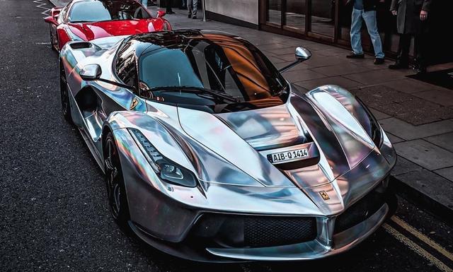 法拉利拉法,液态金属外观,很帅气