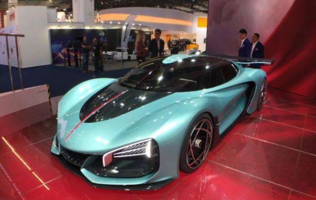 红旗纯电超跑正式亮相法兰克福车展,你真没看错