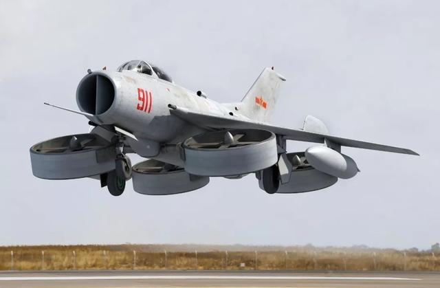 歼6垂直起降型号长空卫士,无人能及.