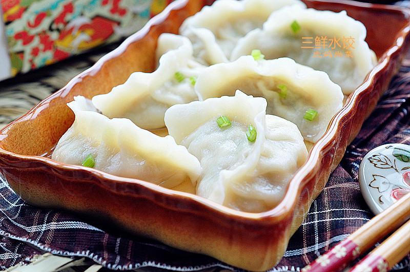 这样搭配的三鲜馅水饺,鲜香又脆嫩,连吃三碗才过瘾